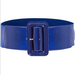 Wide Blue Belt